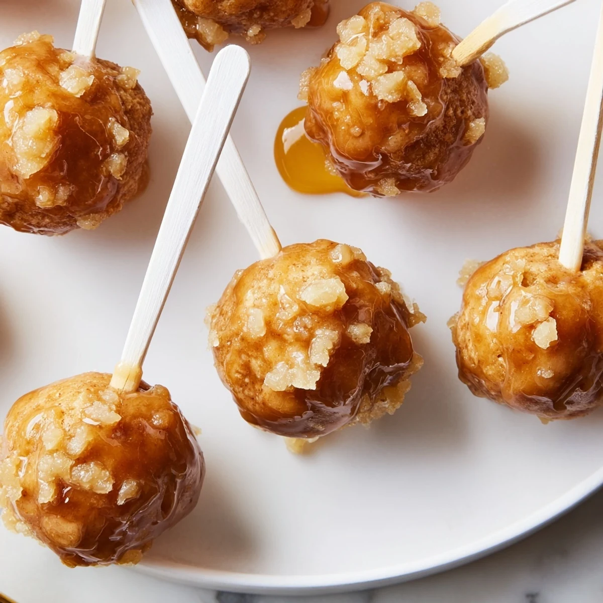 Mouthwatering biscuit pops infused with ginger and maple syrup, perfect for treats.  