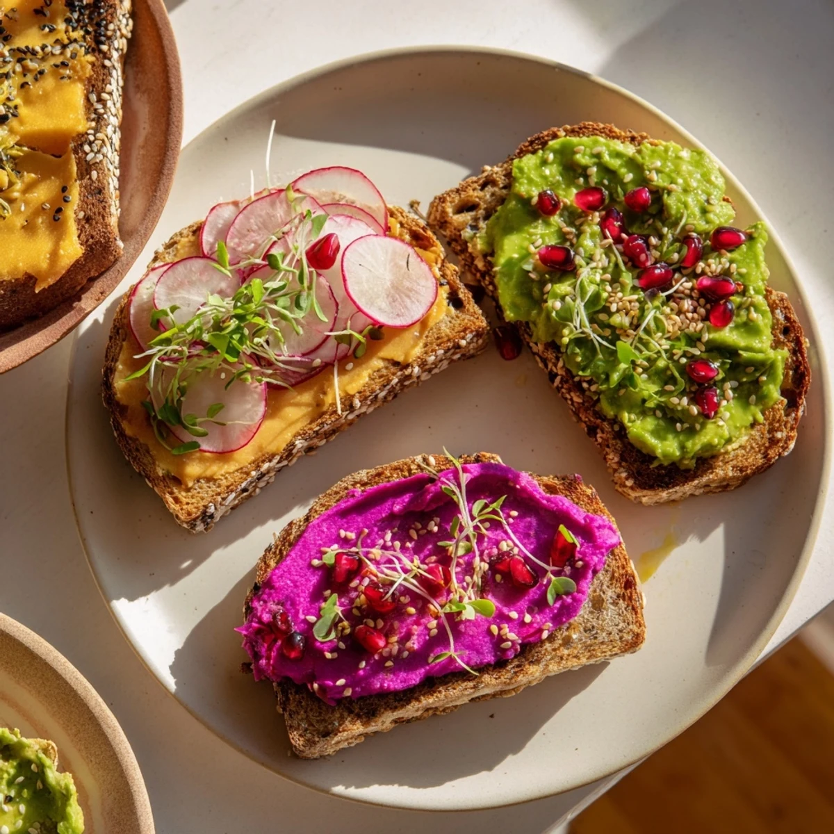 Bright Bold Breakfast Toasts