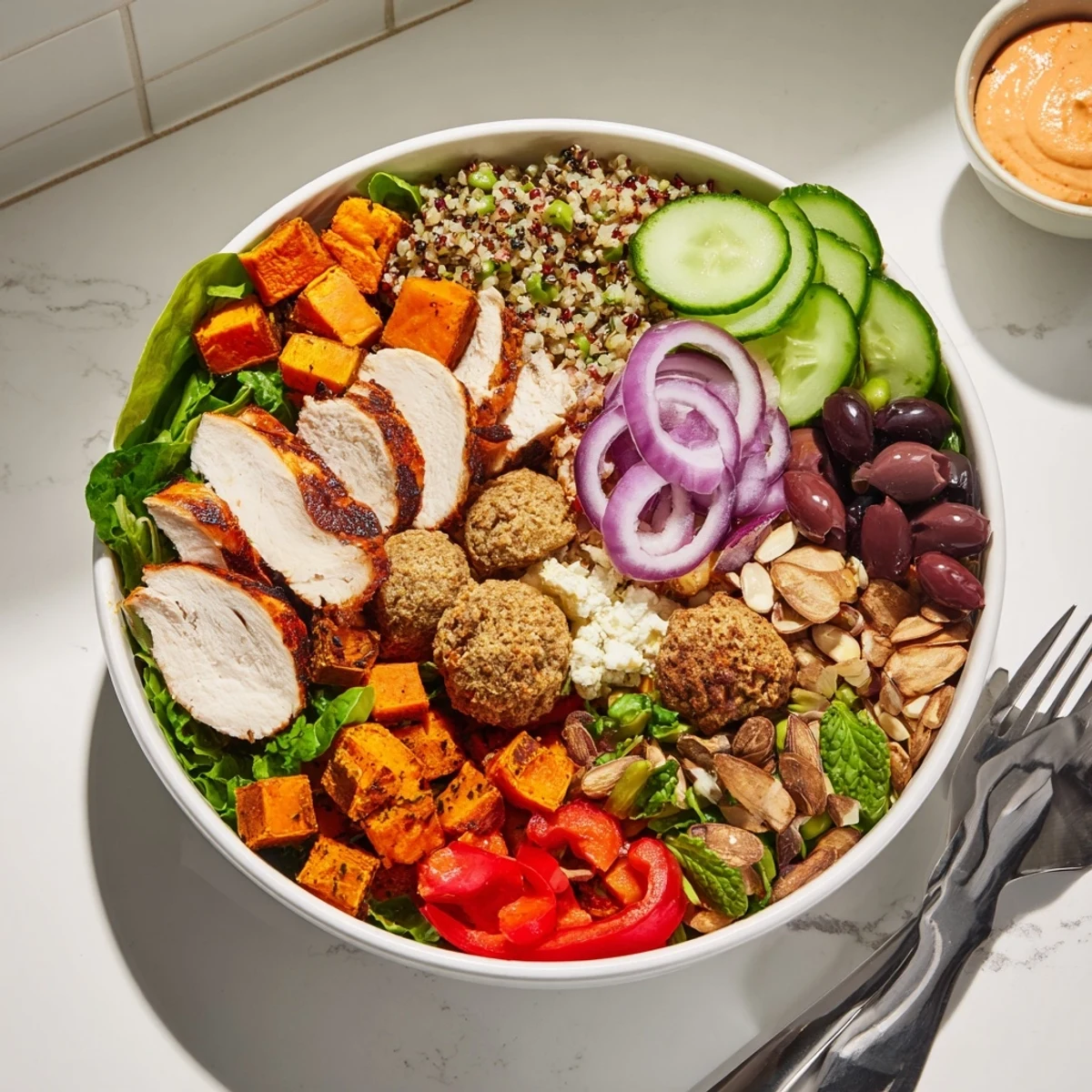 Build-your-own boards and bowls showcase fresh ingredients and inviting colors.