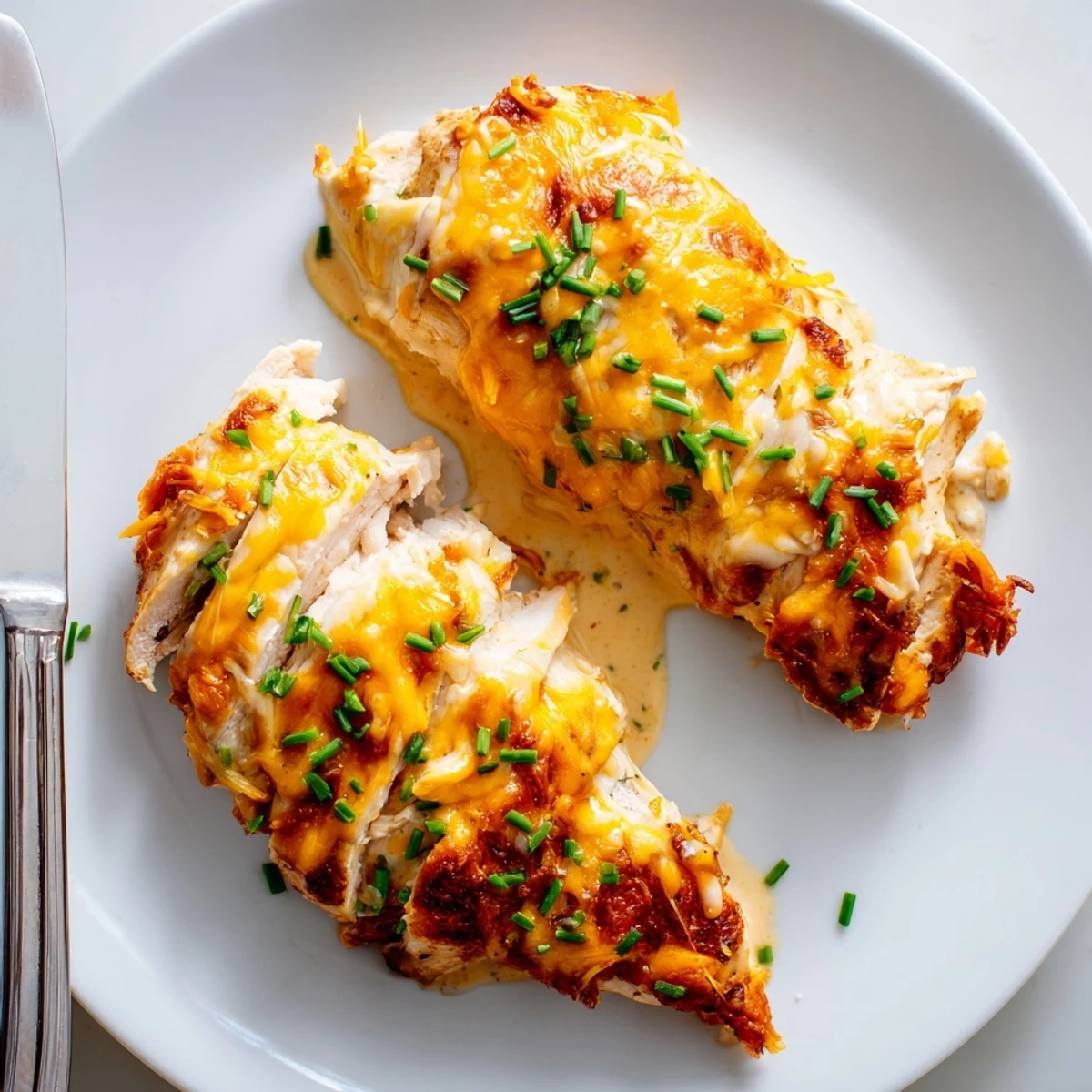 Golden, bubbly Cheddar Ranch Chicken Bake straight from the oven, ready for a delicious dinner.