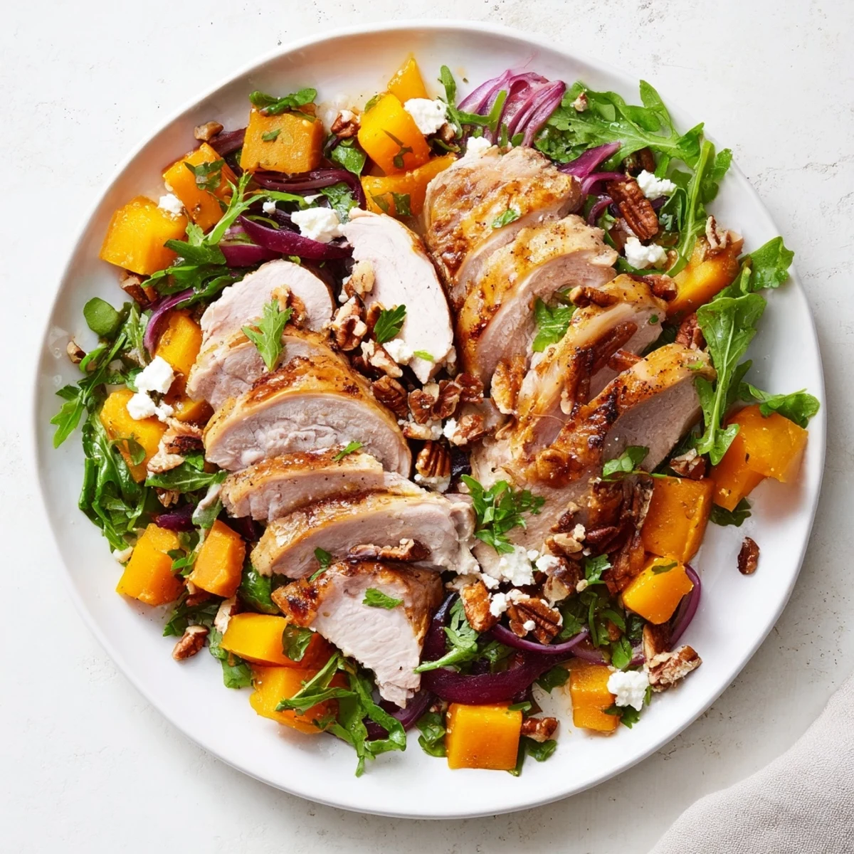 Roasted Chicken Winter Squash