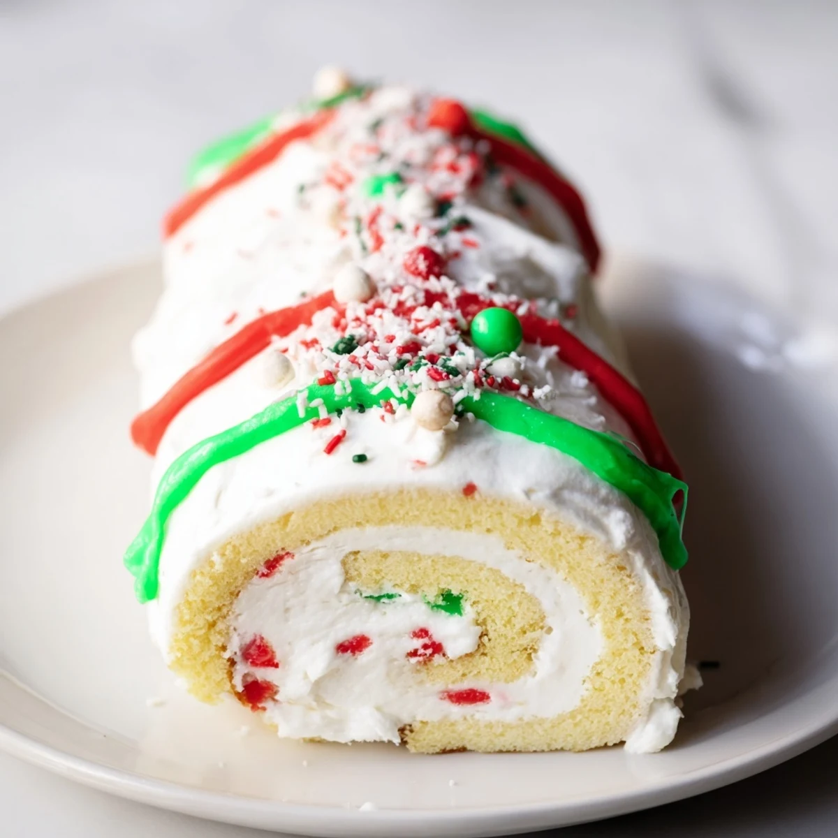 Festive Sweater Cake Roll