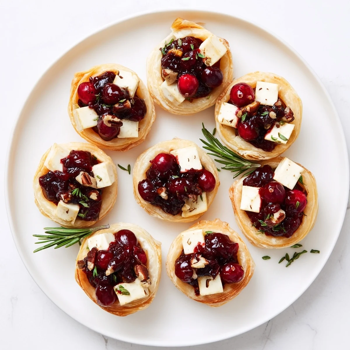 Cranberry Brie Bites