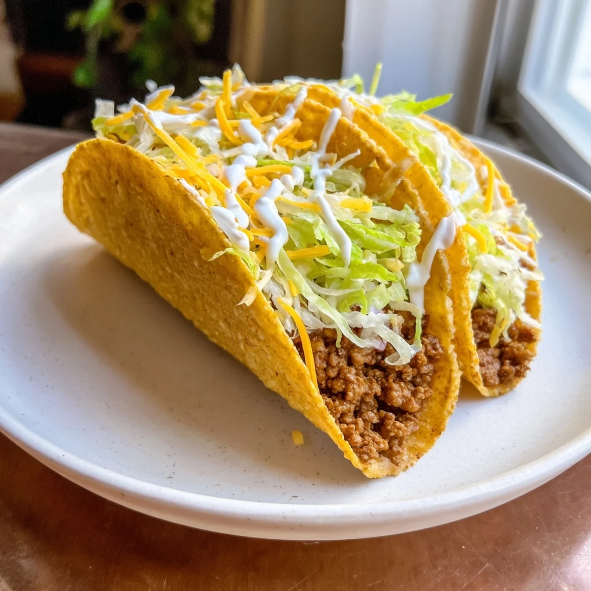 Mouthwatering cheesy Gordita Crunch tacos, a homemade American-Mexican fusion with seasoned ground beef.