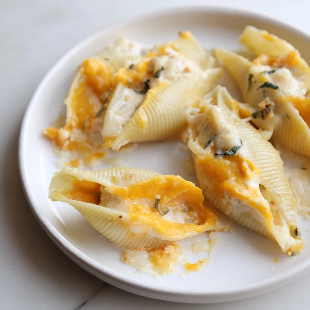 Pumpkin Gouda Stuffed Shells