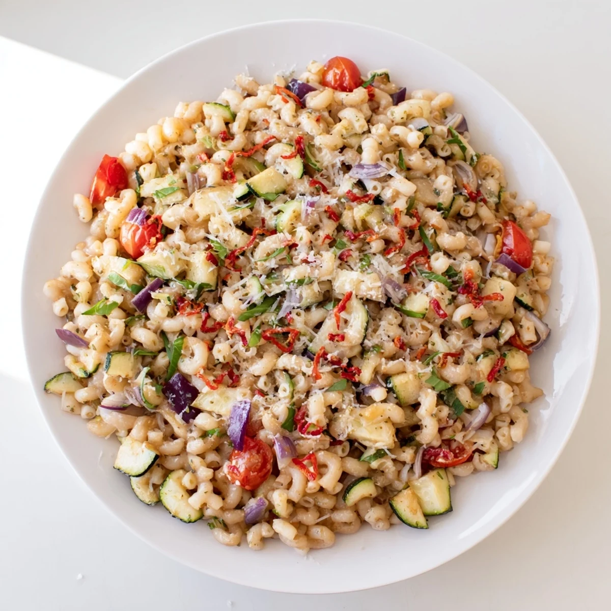 Ditalini with Air-Fried Vegetables