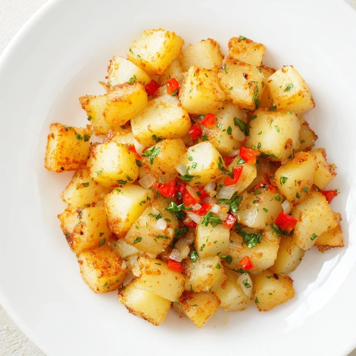 Air fryer crisp breakfast potatoes