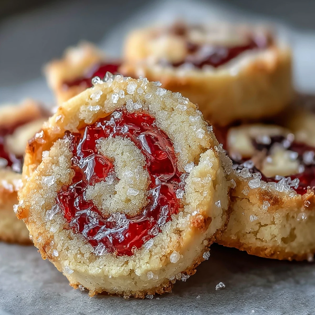 Perfect for teatime or gift-giving, these treats are dusted lightly with granulated sugar.