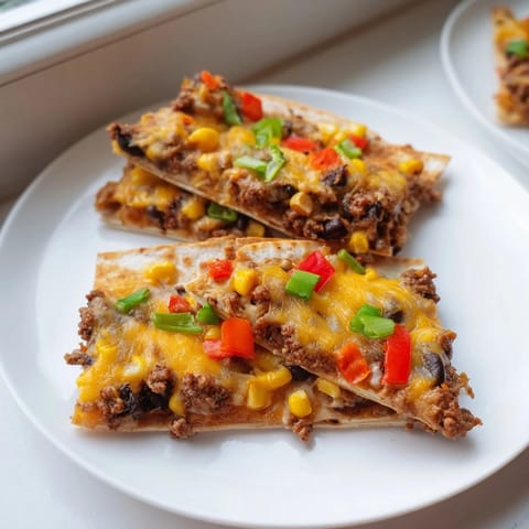 Golden sheet pan quesadillas with beef: a complete, Tex-Mex dinner, smelling amazing.