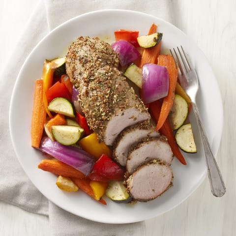 Roasted Garlic Pork Tenderloin