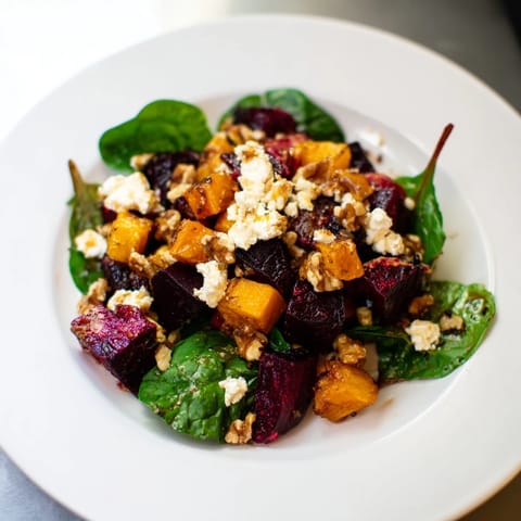 Roasted Beet Butternut Salad