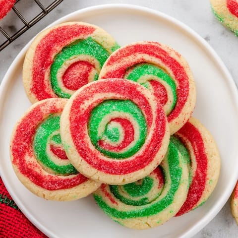 Holiday Pinwheel Sugar Cookies