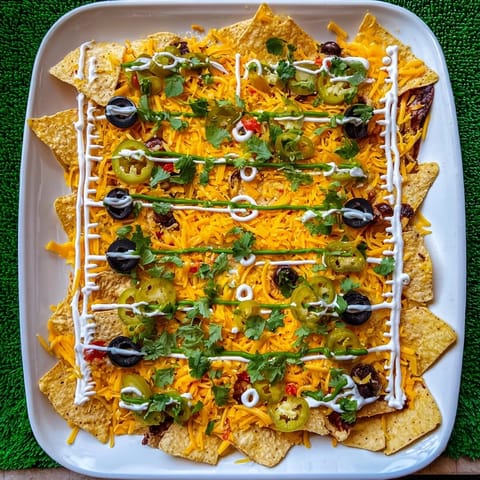 Football Field Nacho Platter