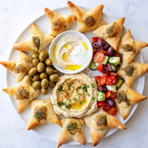Three Kings Star Pita Board