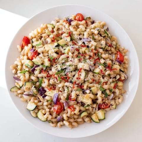 Ditalini with Air-Fried Vegetables