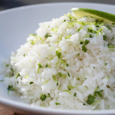 Cilantro Lime Fluffy Rice