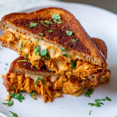 Savory Butter Chicken Grilled Cheese