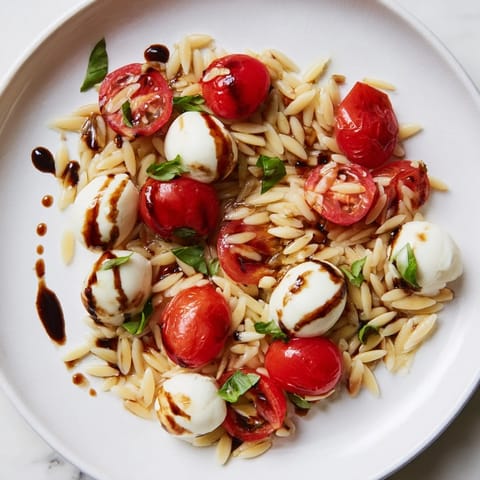 Caprese Orzo Salad Fresh