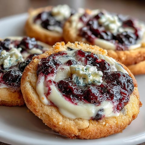 Easy Blueberry Cheesecake Swirl