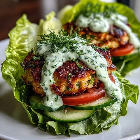 Lightened-Up Turkey Burger Lettuce Wraps