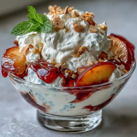 Fluffy Yogurt Peach Cups