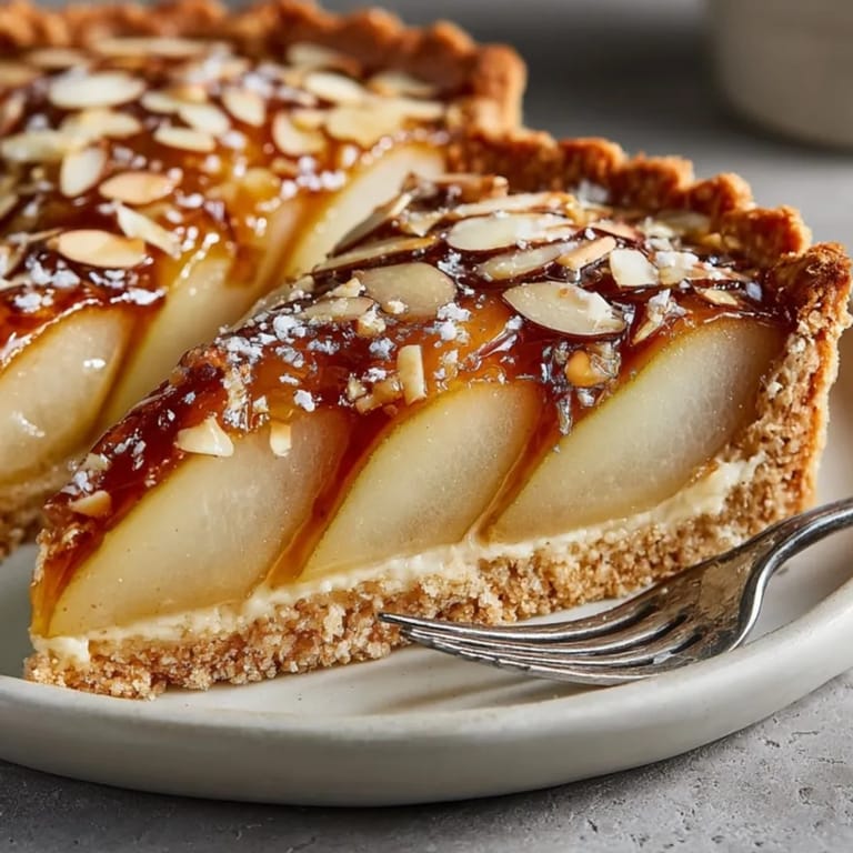 Rich, dark amber hot spiked mulled cider in a glass, garnished with orange slices and star anise.