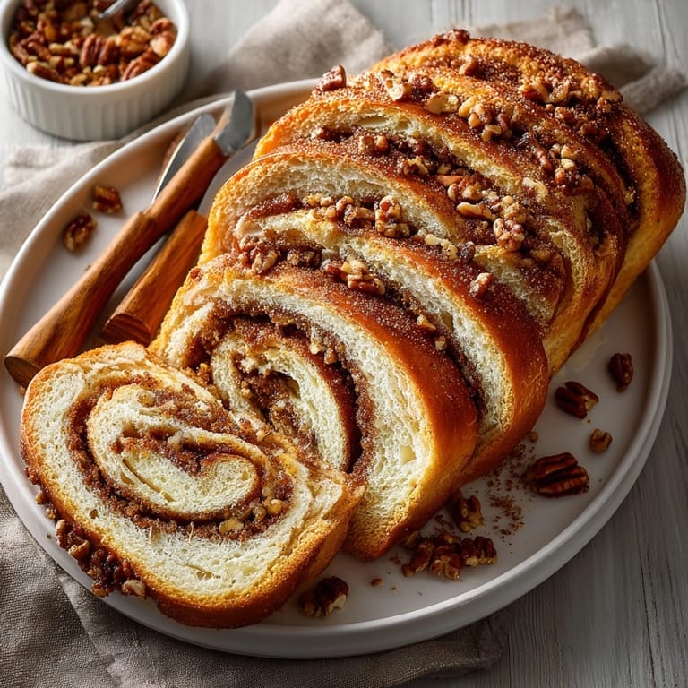 Sweet and spiced, this homemade Spiced Maple Pecan Cinnamon Swirl Bread is perfect with coffee.