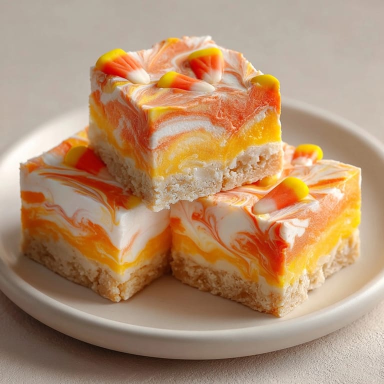 Homemade Candy Corn Fudge Swirl; easy no-bake fudge great for Halloween parties.