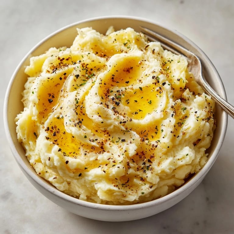 Silky smooth Instant Pot Mashed Potatoes, a quick and easy side dish for any meal.