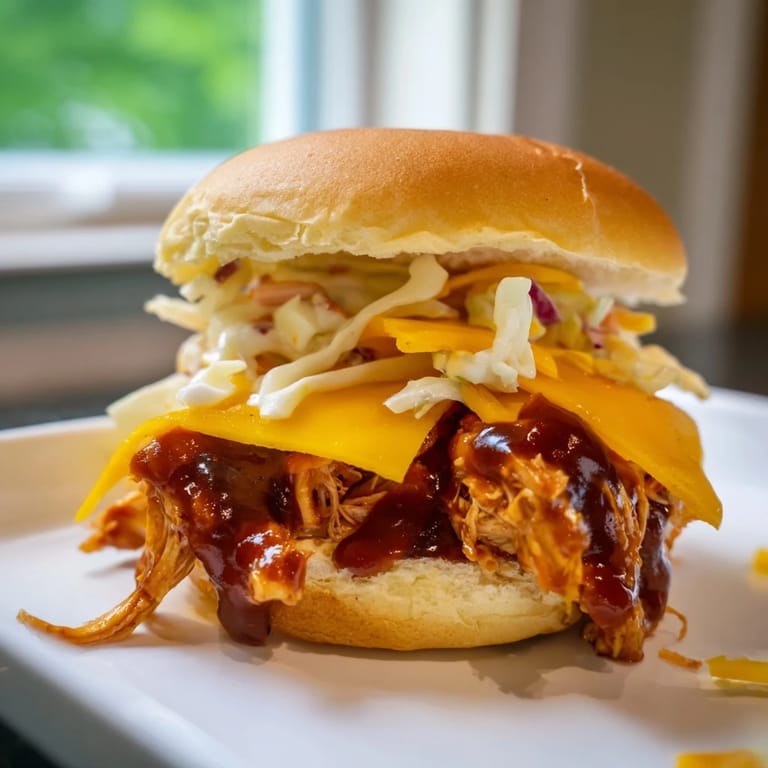 BBQ Chicken Sliders & Fries