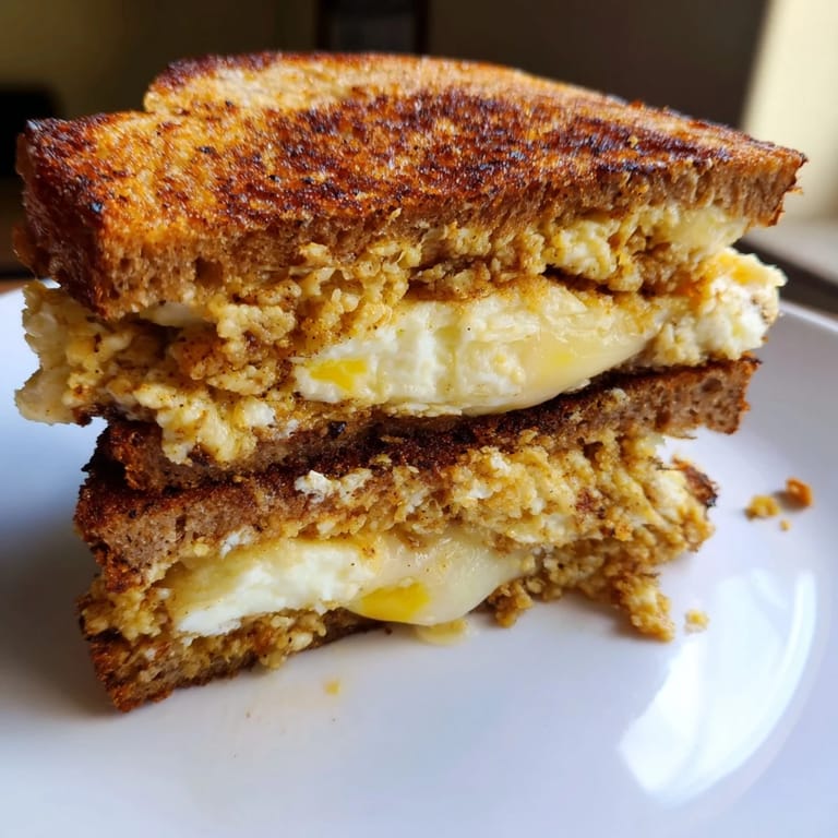 Crispy feta and perfectly cooked eggs make this Feta Fried Eggs Grilled Cheese incredibly delicious.