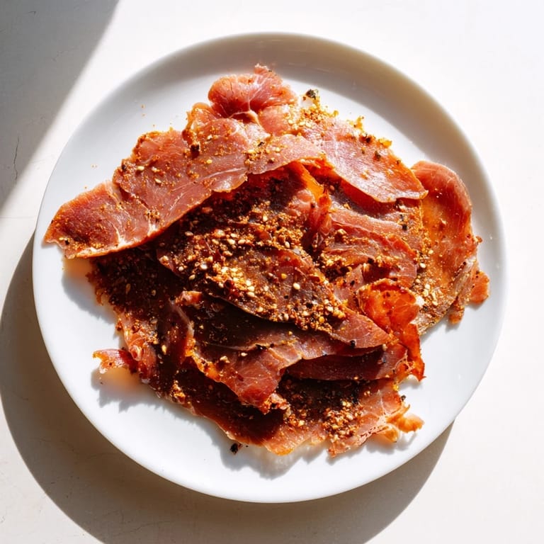 Savor the aroma of this delicious Turkish Döner Meat, stacked high and ready to be sliced and served.