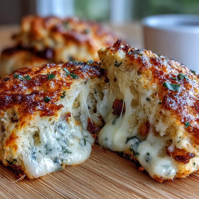 Hearty, cheesy breakfast protein biscuits with 14g protein, ideal for meal prep and freezer-friendly convenience.