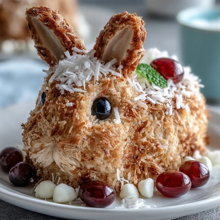 Easter Bunny Coconut Cake