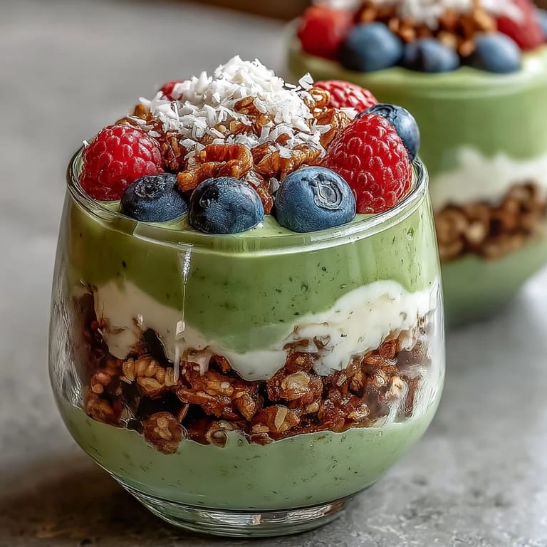 Wholesome Fiber-Rich Avocado Chia Pudding Parfait, a vibrant breakfast treat.