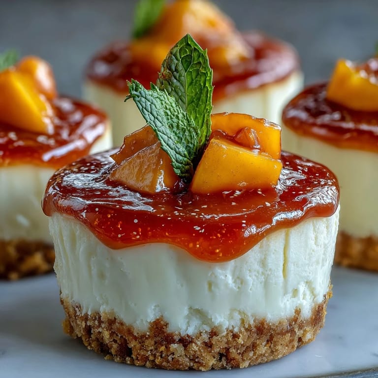 Refreshing Peach Bellini Jello Cheesecake Cups, a delightful summery treat.